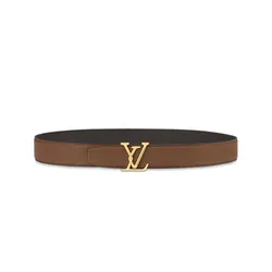 Thắt Lưng Nam Louis Vuitton LV Attract Reversible Belt Màu Nâu Size 95