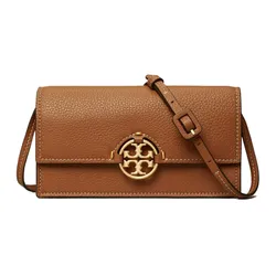 Túi Đeo Chéo Nữ Tory Burch Miller Wallet Crossbody Màu Nâu