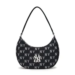 Túi Đeo Vai Nữ MLB Hobo Monogram New York Yankees 3ABQS014N-50BKS Màu Đen