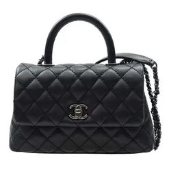 Túi Xách Nữ Chanel Pre Owned Coco Top Handle Bag Màu Đen