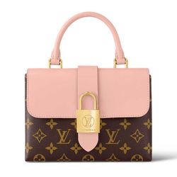Túi Xách Nữ Louis Vuitton LV Locky BB Monogram Pink M44080 Bag Màu Nâu Hồng