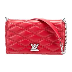 Túi Xách Nữ Louis Vuitton LV Malletage Twist Go-14 MM Màu Đỏ