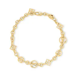 Vòng Đeo Tay Nữ Louis Vuitton LV Crazy in Lock Bracelet M00376 Màu Vàng