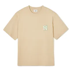 Áo Phông MLB  Monative Overfit New York Yankees 3ATSM0443-50BGL Màu Be
