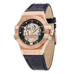 Đồng Hồ Nam Maserati Potenza Automatic Quartz R8821108002 Màu Đen Vàng Hồng 
