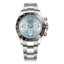 Đồng Hồ Nam Rolex Daytona 116506A Baguette 40mm Ice Blue Màu Bạc Xanh