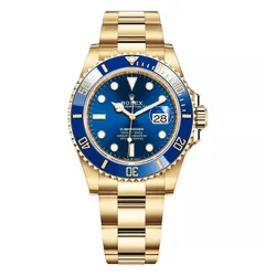 Đồng Hồ Nam Rolex Submariner Date 126618LB Màu Vàng Xanh Dương