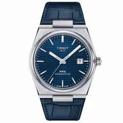 Đồng Hồ Nam Tissot PRX Powermatic 80 Automatic Blue Dial Men's Watch T1374071604100 Màu Xanh Đậm