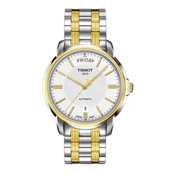 Đồng Hồ Nam Tissot T-Classic Automatic III Day Date Men's Watch T065.930.22.031.00 Màu Demi (Vàng-Bạc)