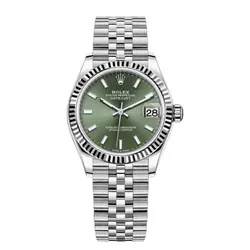 Đồng Hồ Nữ Rolex Datejust 31mm 278274 Mint Green Màu Bạc Mặt Xanh Lá