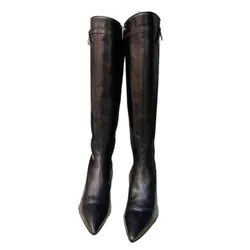Giày Boot Nữ Louis Vuitton LV Long Heel Màu Đen Size 36.5