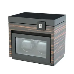 Hộp Xoay Đồng Hồ Paul Design Gentlemen 2+3 Màu Đen