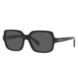 Kính Mát Emporio Armani Dark Grey Square Ladies Sunglasses EA4195 501787 55 Màu Đen Xám