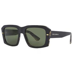 Kính Mát Nam Dolce & Gabbana D&G Dark Green Square Men's Sunglasses DG4430 340471 54 Màu Xanh Đen