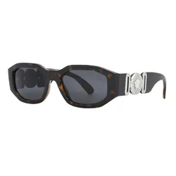 Kính Mắt Nam Versace Dark Grey Geometric Men's Sunglasses VE4361 542387 53 Màu Xám Đậm