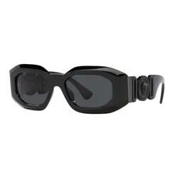 Kính Mát Nam Versace Dark Grey Irregular Men's Sunglasses VE4425U 536087 54 Màu Đen