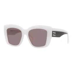 Kính Mát Nữ Miu Miu Sunglasses OMU 04WS 05X05P53 Màu Trắng