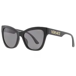 Kính Mát Nữ Versace Polarized Dark Grey Cat Eye Ladies Sunglasses VE4417U GB1/81 56 Màu Đen Xám