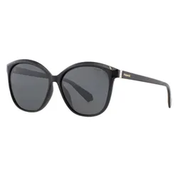Kính Mát Polaroid Core Polarized Grey Cat Eye Sunglasses PLD 4100/F/S 0807/M9 59 Màu Đen Xám
