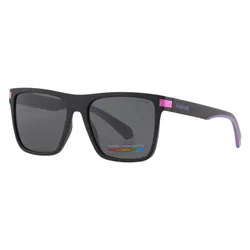 Kính Mát Polaroid Core Polarized Grey Square Sunglasses PLD 2128/S 0N6T/M9 55 Màu Đen Xám