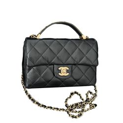 Túi Đeo Chéo Nữ Chanel 31 Handle Bag Màu Đen