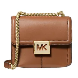Túi Đeo Chéo Nữ Michael Kors MK Sonia Small 35F1G6SS5L Leather Màu Nâu   