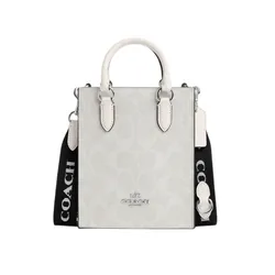 Túi Tote Coach North South Mini Tote In Signature Canvas CP011 Màu Trắng