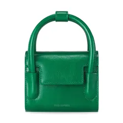 Túi Xách Tay Nữ Find Kapoor Marty Bag 12 Crinkled  Màu Xanh Green