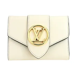 Ví Nữ Louis Vuitton LV Pont Compact Wallet White M69176 Wallet Màu Trắng Xanh