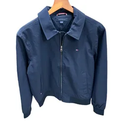 Áo Khoác Nam Tommy Hilfiger Flag Logo Jacket 78J9469 410 FAP Màu Xanh Navy Size M