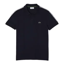 Áo Polo Nam Lacoste Regular Fit Logo Stripe Stretch Cotton PH5075-00-166 Màu Navy Size 2