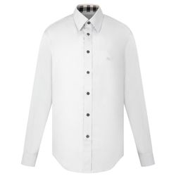 Áo Sơ Mi Nam Burberry White Shirt 8066768 Màu Trắng Size XS
