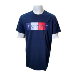 Áo Thun Nam Tommy Hilfiger Tshirt 78J9249 410 - GC04 Màu Xanh Đen Size L