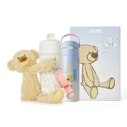 Bình Nước 13 De Marzo Bear Hug Logo Cover Insulated Cup FR24Q88130030 Màu Xanh, 500ml (Kèm Case)