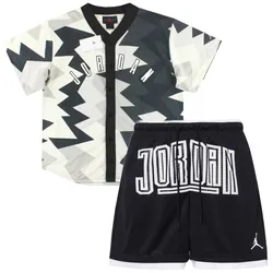 Bộ Quần Áo Cộc Tay Nam Nike Air Jordan Essentials Sports FB7338-200 DA7207-010 Màu Đen Xám Size S