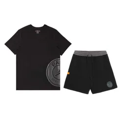 Bộ Quần Áo Cộc Tay Nike Paris Saint-Germain Màu Đen Size S