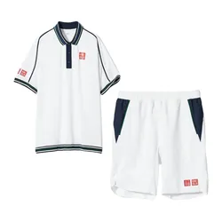 Bộ Thể Thao Nam Uniqlo Tennis Nishikori 2024 Màu Trắng Size S