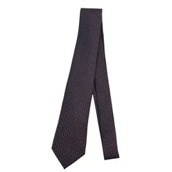 Cà Vạt Nam Hermès Cravate H Màu Đen/Đỏ