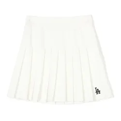 Chân Váy Xếp Ly MLB New York Yankees Sportive Varsity Pleated Skirt 3FSKV0143-07CRS Màu Trắng