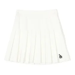 Chân Váy Xếp Ly Nữ MLB Pickleball New York Yankees Sportive Varsity Pleated Skirt 3FSKV0143-07CRS Màu Trắng Size XS