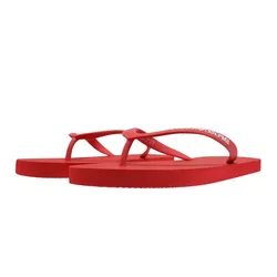 Dép Xỏ Ngón Emporio Armani Logo Flip Flops M583 Màu Đỏ Size 41