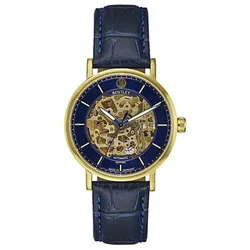 Đồng Hồ Nam Bentley Skeleton BL1833-15MKNN-AMK-GL-X Màu Xanh Vàng