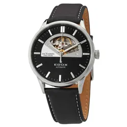 Đồng Hồ Nam Edox Les Vauberts Automatic 85014-3C1-NIN Màu Đen