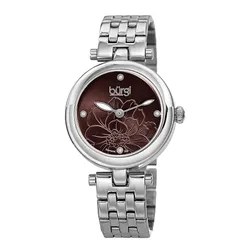 Đồng Hồ Nữ Burgi Analog Display And Stainless Steel Strap BUR223SSBR Màu Nâu Bạc