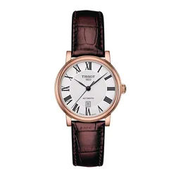 Đồng Hồ Nữ Tissot Carson Premium Automatic Lady T122.207.36.033.00 Màu Nâu