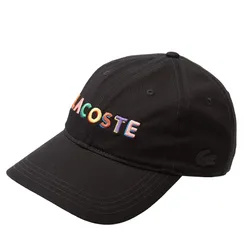 Mũ Lacoste Live Embroidered Lettering Cotton Cap RK6823-52 Màu Đen
