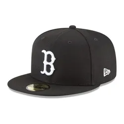 Mũ New Era 9Fifty Snapback Red Sox Cap Màu Đen Họa Tiết Trắng