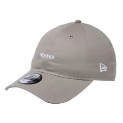 Mũ New Era 9Thirty Adjustable Baseball Cap Pebble Snow White Màu Ghi Họa Tiết Trắng