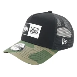 Mũ Trẻ Em New Era 9Forty Box Logo 23J Kids Mesh Cap Màu Đen Phối Camo