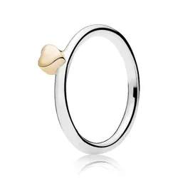 Nhẫn Nữ Pandora Heart With Sterling Silver Ring 196548 Màu Bạc Size 52